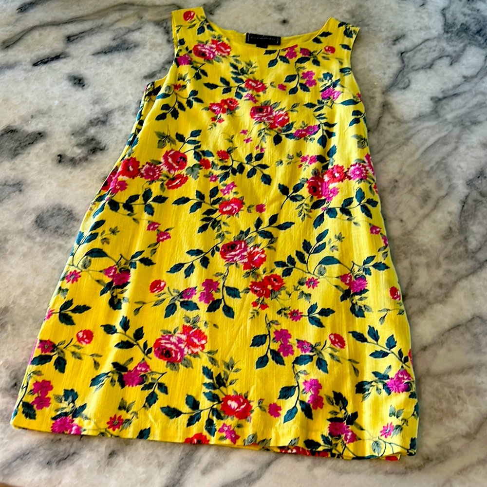 Kiel James Patrick Size Small Yellow Sleeveless S… - image 1